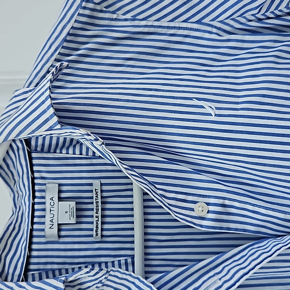 Nautica Stripped Button Up - Picture 3 of 4